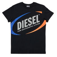 vaatteet Pojat Lyhythihainen t-paita Diesel MTEDMOS Musta