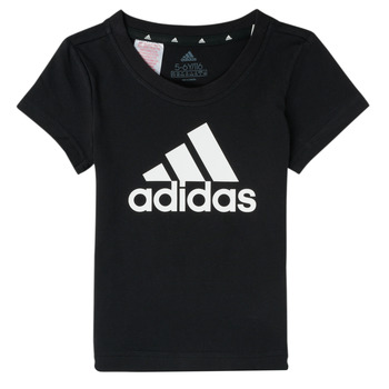 vaatteet Tytöt Lyhythihainen t-paita Adidas Sportswear FIORINE Musta