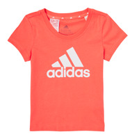 vaatteet Tytöt Lyhythihainen t-paita adidas Performance ANICKE Vaaleanpunainen