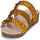 kengät Naiset Sandaalit Laura Vita BRCYANO 0122 Keltainen