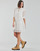 vaatteet Naiset Lyhyt mekko Ikks BU30615 Valkoinen