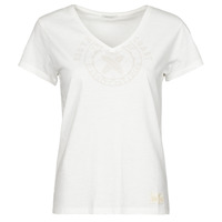 vaatteet Naiset Lyhythihainen t-paita Ikks BU10335 Valkoinen