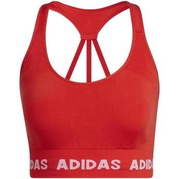 vaatteet Naiset Urheiluliivit adidas Originals Training Aeroknit Punainen