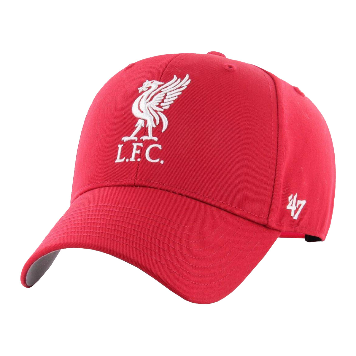 Asusteet / tarvikkeet Miehet Lippalakit '47 Brand Liverpool FC Raised Basic Cap Punainen