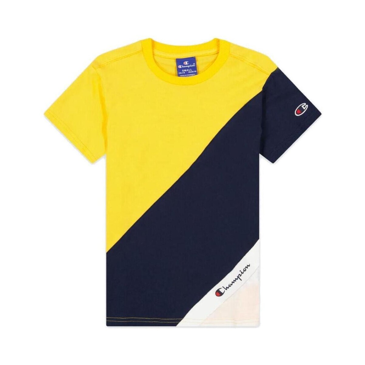 vaatteet Pojat Lyhythihainen t-paita Champion  Keltainen