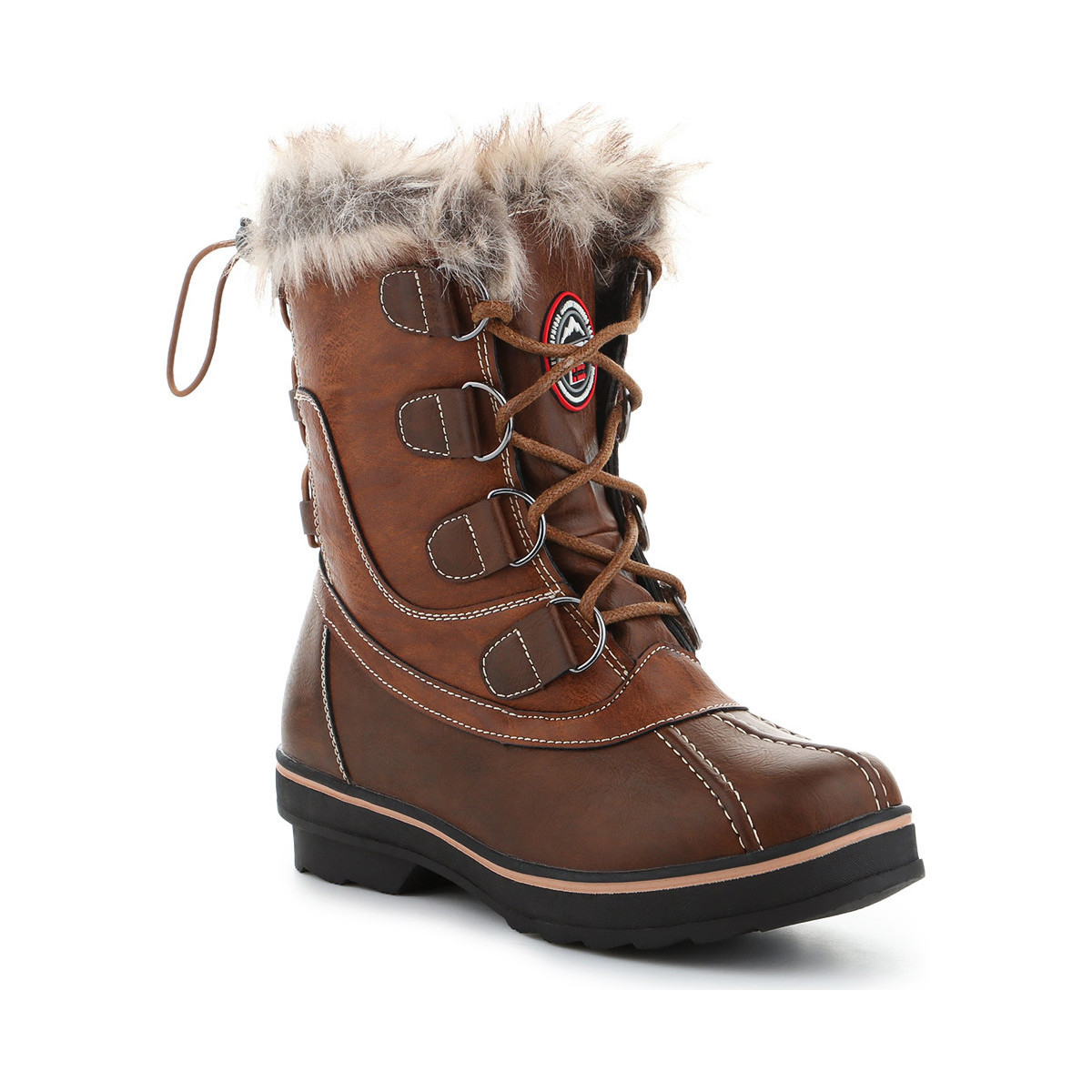 kengät Naiset Bootsit Geographical Norway Maantieteellinen Norja Naisten talvikengät Sophia Suklaa Suklaa Ruskea