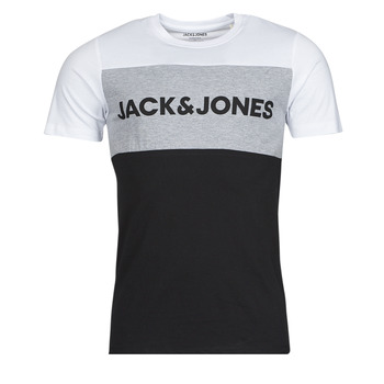 vaatteet Miehet Lyhythihainen t-paita Jack & Jones JJELOGO Valkoinen