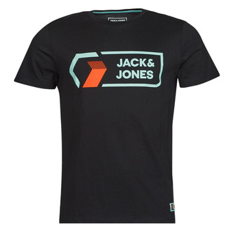vaatteet Miehet Lyhythihainen t-paita Jack & Jones JCOLOGAN Musta