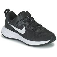 kengät Lapset Urheilukengät Nike Nike Revolution 6 Musta / Valkoinen