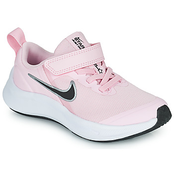 kengät Lapset Urheilukengät Nike Nike Star Runner 3 Vaaleanpunainen / Musta