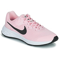 kengät Lapset Urheilukengät Nike Nike Revolution 6 Vaaleanpunainen / Musta