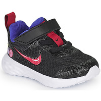 kengät Lapset Urheilukengät Nike Nike Revolution 6 SE Musta / Vaaleanpunainen