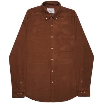 vaatteet Miehet Pitkähihainen paitapusero Portuguese Flannel Lobo Shirt - Brown Ruskea