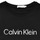 vaatteet Tytöt Lyhyt mekko Calvin Klein Jeans INSTITUTIONAL SILVER LOGO T-SHIRT DRESS Musta