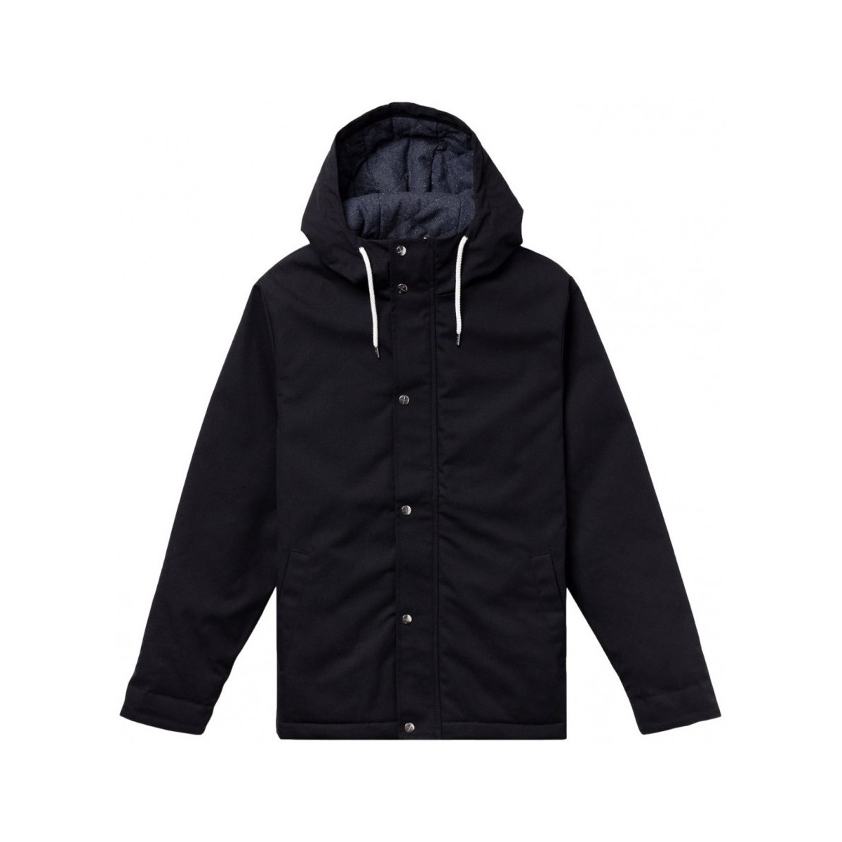 vaatteet Miehet Paksu takki Revolution Hooded Jacket 7311 - Black Musta