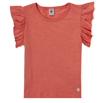 vaatteet Tytöt Lyhythihainen t-paita Petit Bateau BREEZE Vaaleanpunainen