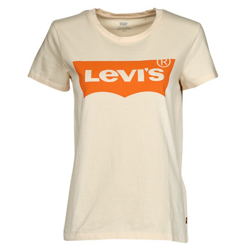 vaatteet Naiset Lyhythihainen t-paita Levi's WT-GRAPHIC TEES Seasonal / Angora