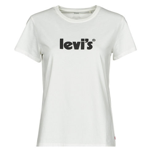 vaatteet Naiset Lyhythihainen t-paita Levi's THE PERFECT TEE Seasonal / Poster / Swizzle