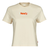 vaatteet Naiset Lyhythihainen t-paita Levi's GRAPHIC CLASSIC TEE Kirkkaan vihreä / Poster / Angora