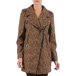 vaatteet Naiset Paksu takki Brigitte Bardot BB43110 Ruskea / Leopardi