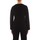 vaatteet Naiset Lyhythihainen t-paita Friendly Sweater C216-676 Musta