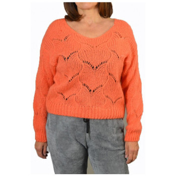 vaatteet Naiset T-paidat & Poolot Dinovo Scollo  V Intarsiato Oranssi