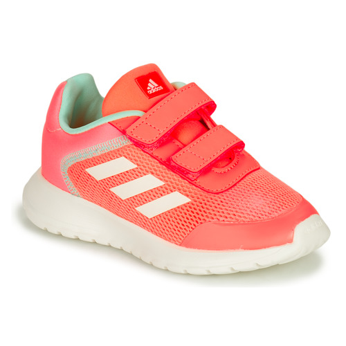 kengät Tytöt Matalavartiset tennarit adidas Performance Tensaur Run 2.0 CF I Vaaleanpunainen / Valkoinen