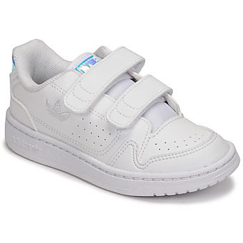 kengät Tytöt Matalavartiset tennarit adidas Originals NY 90 CF I Valkoinen / Vaaleanpunainen