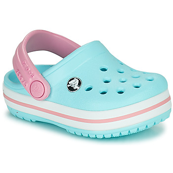 kengät Lapset Puukengät Crocs CROCBAND CLOG T Sininen / Vaaleanpunainen