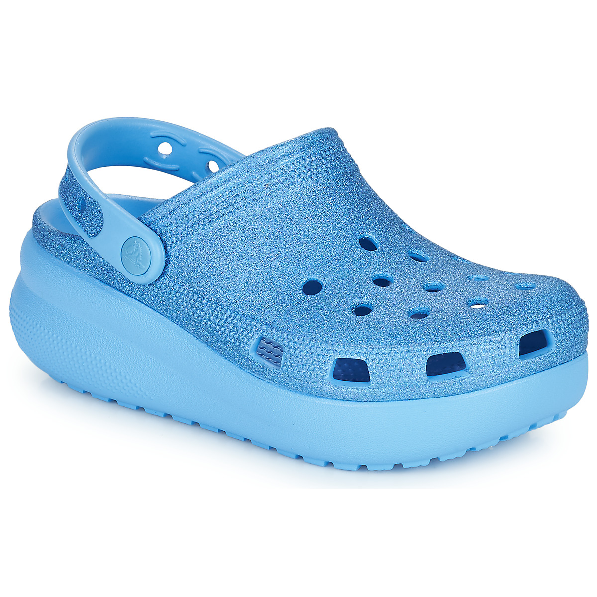 kengät Tytöt Puukengät Crocs Cls Crocs Glitter Cutie CgK Sininen / Glitter