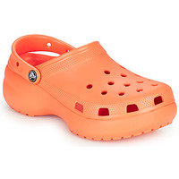 kengät Naiset Puukengät Crocs Classic Platform Clog W Koralli
