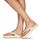 kengät Naiset Varvassandaalit Crocs Classic Platform Flip W Beige