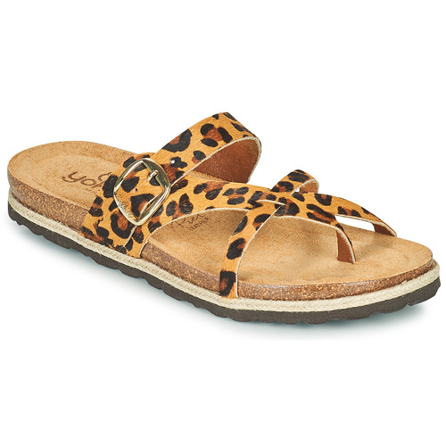 kengät Naiset Sandaalit YOKONO CHIPRE Leopardi