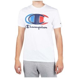 vaatteet Miehet Lyhythihainen t-paita Champion Crewneck Tee Valkoiset