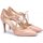 kengät Naiset Korkokengät Martinelli Thelma 1489-3498P Nude Vaaleanpunainen