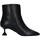 kengät Naiset Nilkkurit Le Cinque Foglie 199 Musta