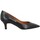 kengät Naiset Korkokengät Les Venues 8802 Cuir Femme Noir Musta