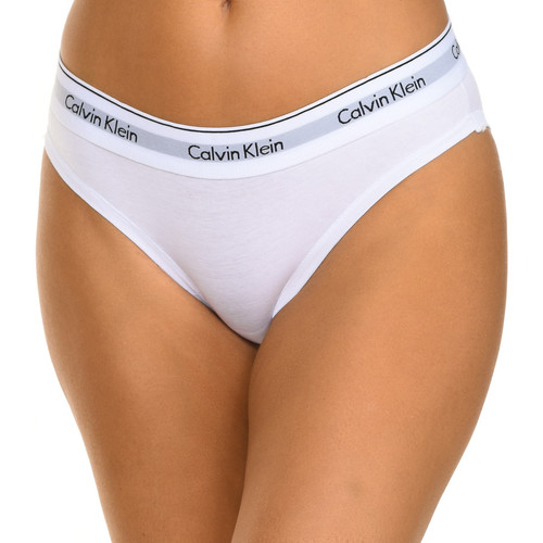 Alusvaatteet Naiset Alushousut Calvin Klein Jeans CK478E-100 Valkoinen