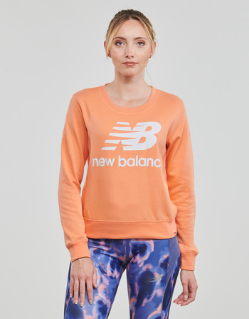 vaatteet Naiset Svetari New Balance ESSENTIALS CREW Oranssi