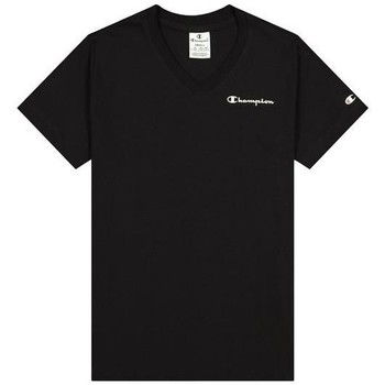 vaatteet Naiset Lyhythihainen t-paita Champion Vneck Tshirt Musta