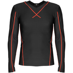 vaatteet Miehet T-paidat pitkillä hihoilla Trussardi 40T00025 1T000879 | T-shirt Long Sleeves Musta