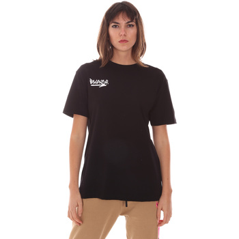 vaatteet Naiset Lyhythihainen t-paita Disclaimer 21IDS50965 Musta