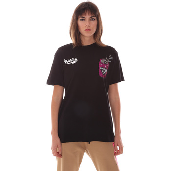 vaatteet Naiset Lyhythihainen t-paita Disclaimer 21IDS50872 Musta