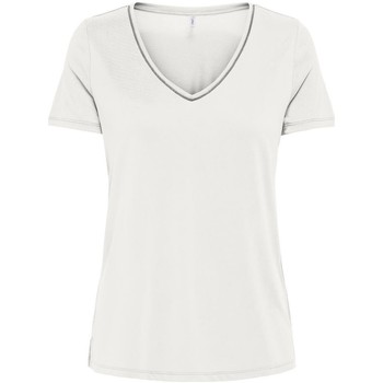 vaatteet Naiset Lyhythihainen t-paita Only TOP  FREE 15218854 Valkoinen