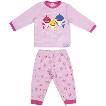 vaatteet Lapset pyjamat / yöpaidat Baby Shark 2200006326 Vaaleanpunainen