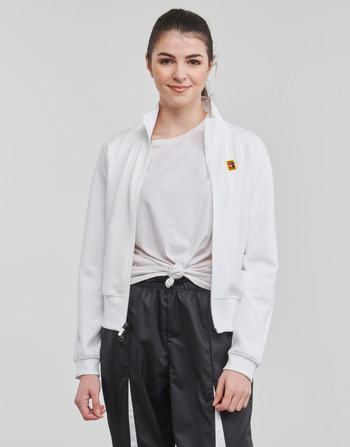 vaatteet Naiset Ulkoilutakki Nike Full-Zip Tennis Jacket Valkoinen  / Valkoinen 