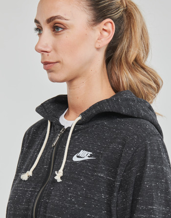 Nike Full-Zip Hoodie Musta / Valkoinen 