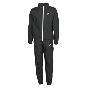 vaatteet Miehet Verryttelypuvut Nike Woven Track Suit Musta / Valkoinen 