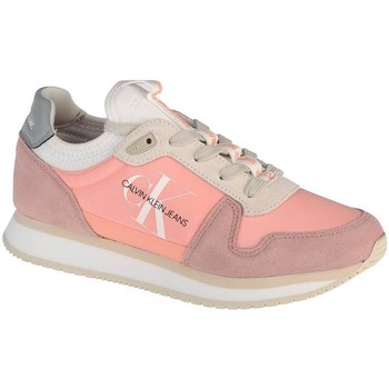 kengät Naiset Matalavartiset tennarit Calvin Klein Jeans Runner Laceup Vaaleanpunaiset
