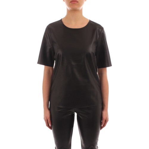 vaatteet Naiset Lyhythihainen t-paita Calvin Klein Jeans K20K203567 Musta